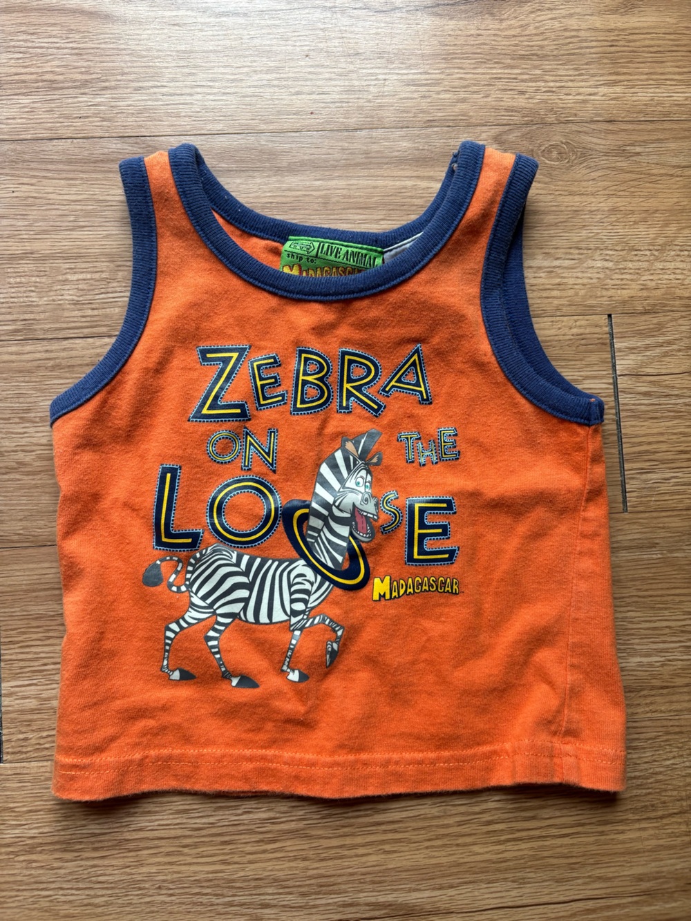 Escape from Madagascar infant 12 months Tank Shirt Vintage Y2K